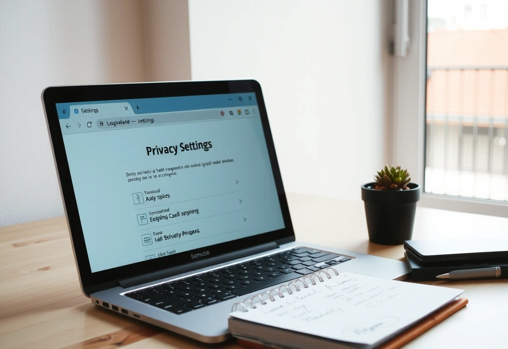 Postavke privatnosti na prijenosnom računalu